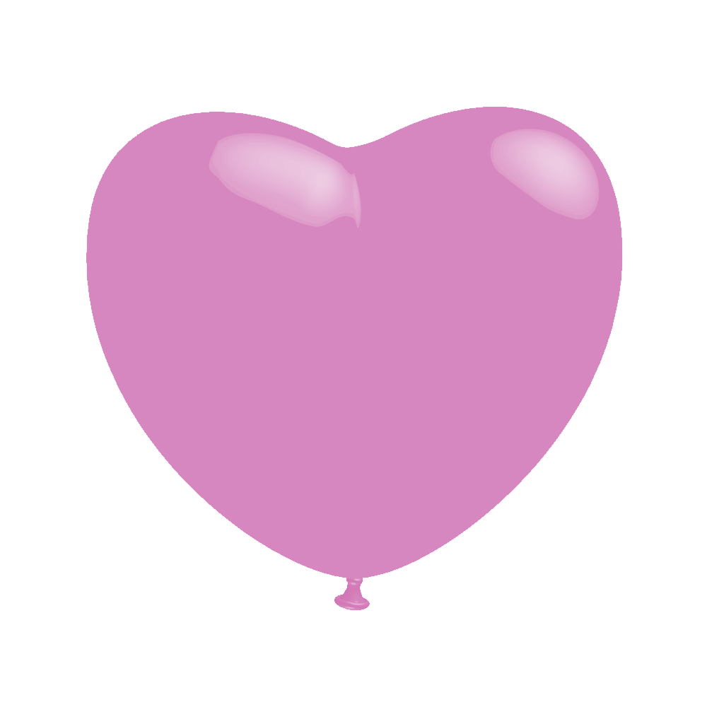 ballon en forme de cœur prsonnalisable