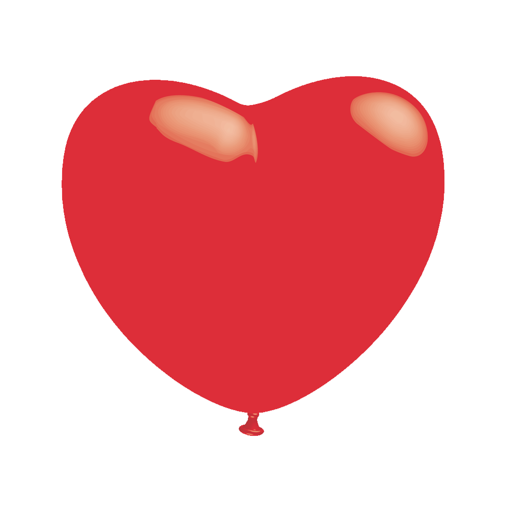 ballon en forme de coeur personnalisé