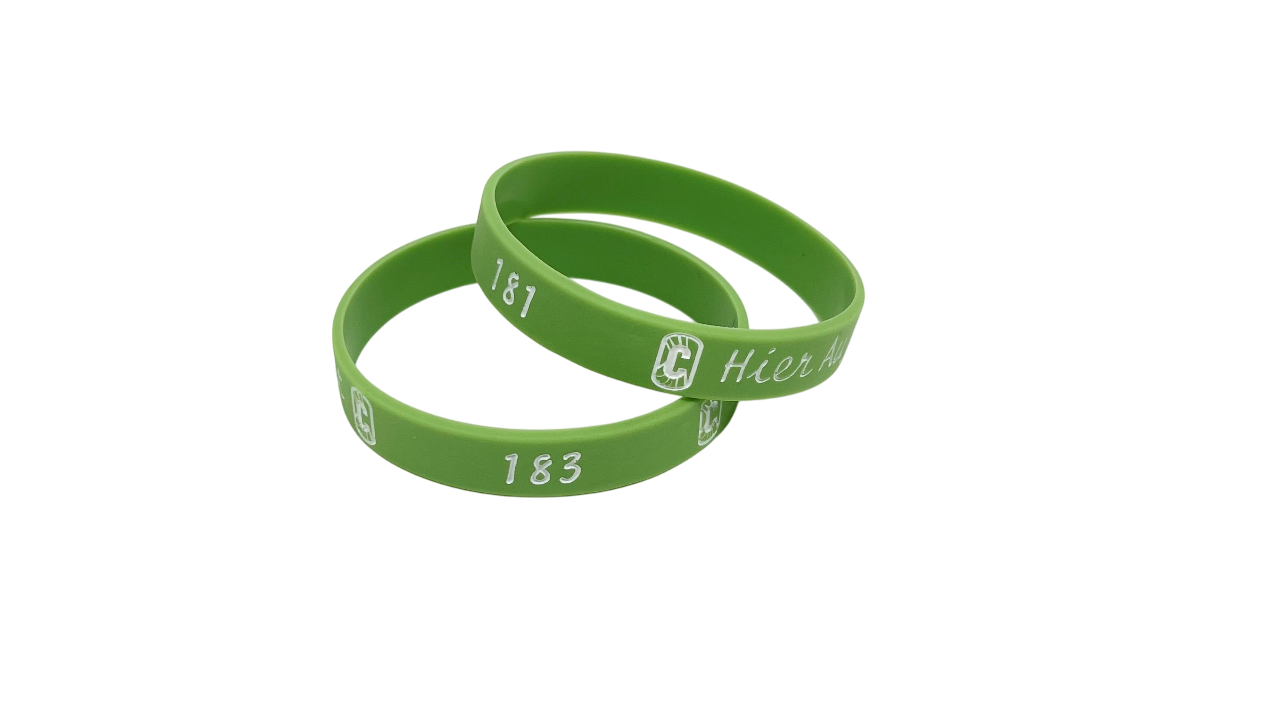 bracelets silicone numérotés personnalisés