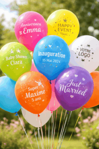 ballons de baudruche personnalisable